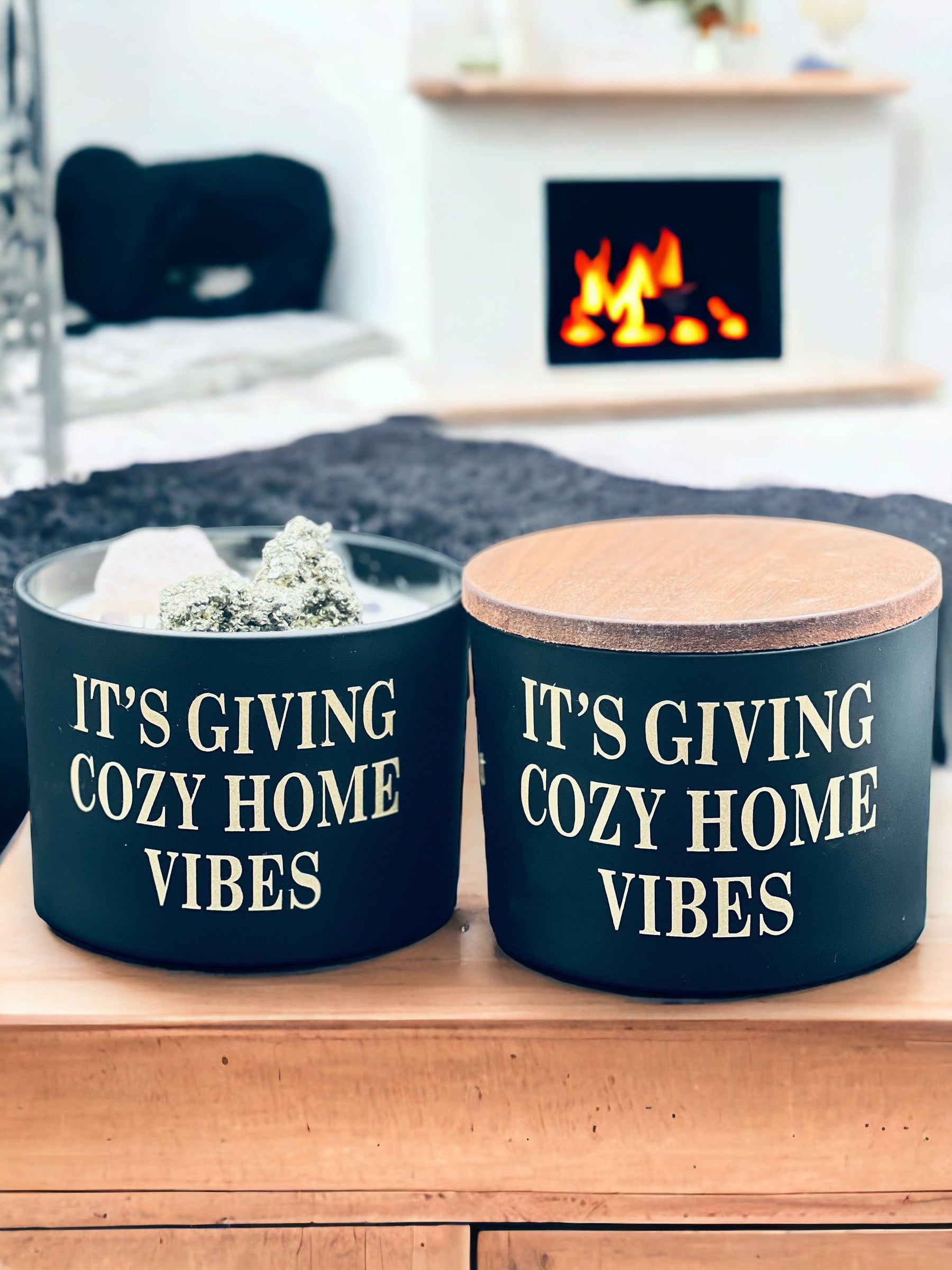 IT'S GIVING COZY HOME VIBES - 14oz – Adoré Candles